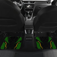 Personalized Jamaica Cricket Lion Mascot Car Mats Kingsmen Royal King Batsman Sport