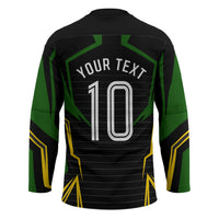 Personalized Jamaica Cricket Lion Mascot Hockey Jersey Kingsmen Royal King Batsman Sport