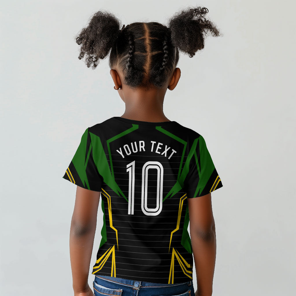 Personalized Jamaica Cricket Lion Mascot Kid T shirt Kingsmen Royal King Batsman Sport