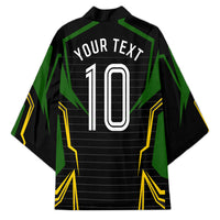 Personalized Jamaica Cricket Lion Mascot Kimono Kingsmen Royal King Batsman Sport
