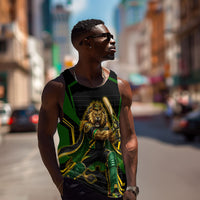 Personalized Jamaica Cricket Lion Mascot Men Tank Top Kingsmen Royal King Batsman Sport