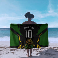 Personalized Jamaica Cricket Lion Mascot Sarong Kingsmen Royal King Batsman Sport