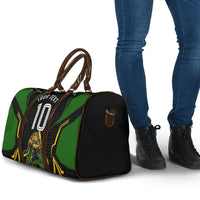 Personalized Jamaica Cricket Lion Mascot Travel Bag Kingsmen Royal King Batsman Sport