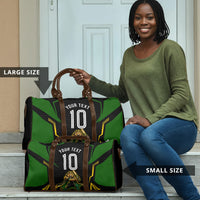 Personalized Jamaica Cricket Lion Mascot Travel Bag Kingsmen Royal King Batsman Sport