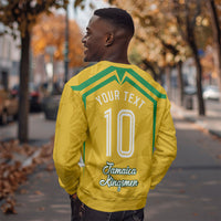 Personalized Jamaica Kingsmen Cricket Lion Sweatshirt Royal King Batsman Sports Graphic Art