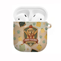 Proud Teacher Proud Dog Mom AirPods Case Classroom Cute Dog Lover