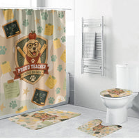 Proud Teacher Proud Dog Mom Bathroom Set Classroom Cute Dog Lover