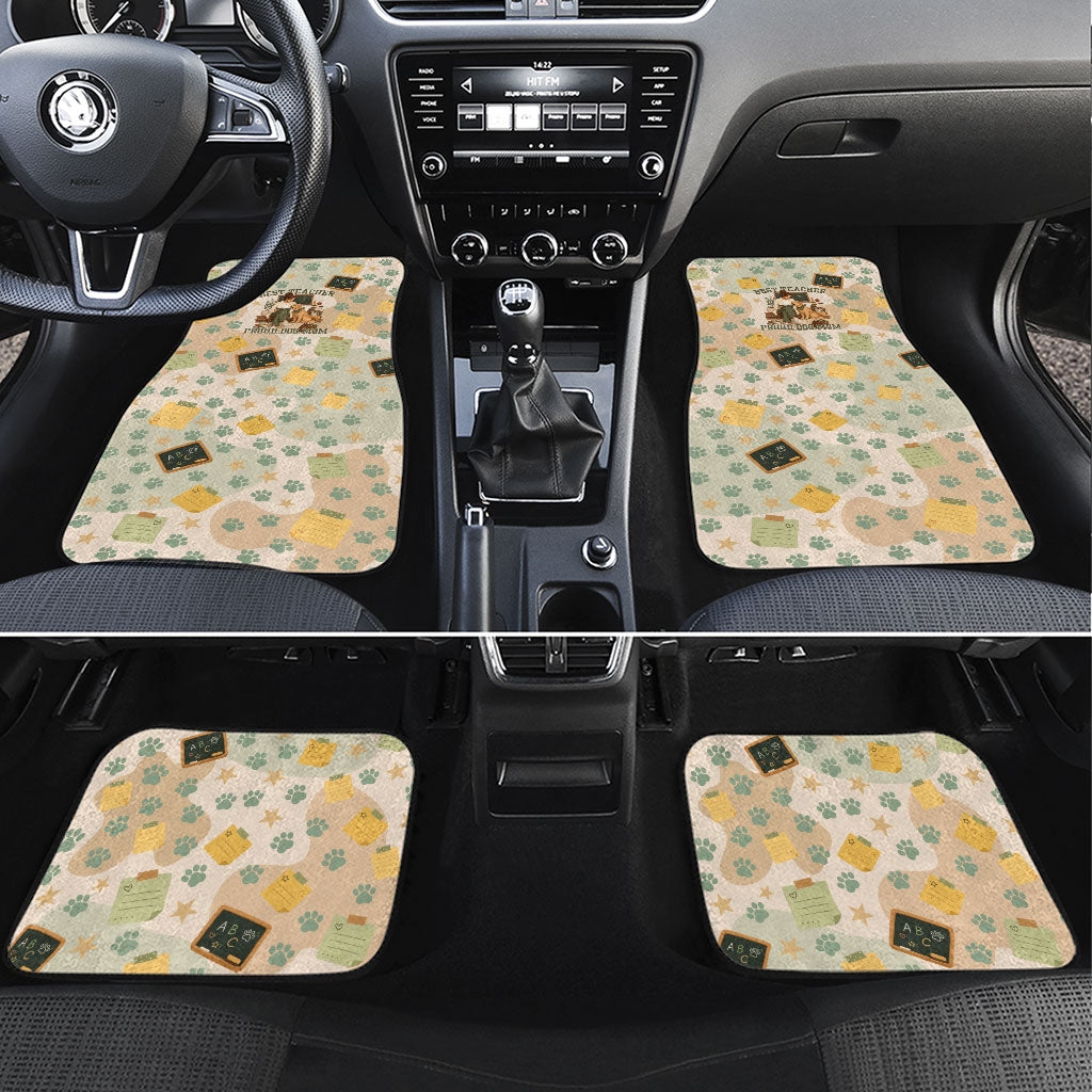 Proud Teacher Proud Dog Mom Car Mats Classroom Cute Dog Lover