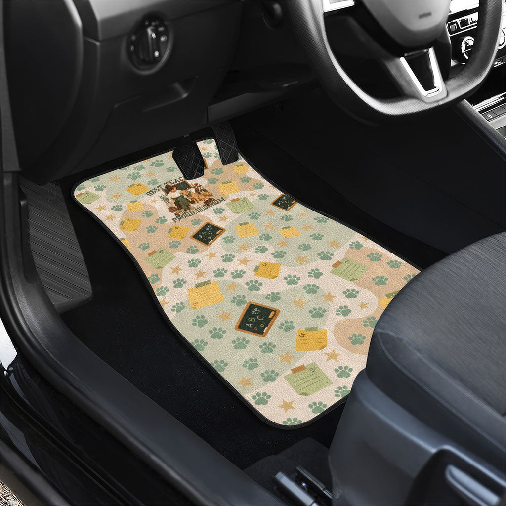 Proud Teacher Proud Dog Mom Car Mats Classroom Cute Dog Lover