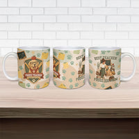 Proud Teacher Proud Dog Mom Ceramic Mug Classroom Cute Dog Lover
