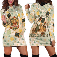 Proud Teacher Proud Dog Mom Hoodie Dress Classroom Cute Dog Lover