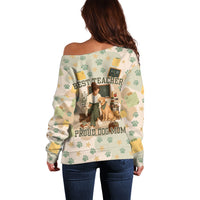 Proud Teacher Proud Dog Mom Off Shoulder Sweater Classroom Cute Dog Lover