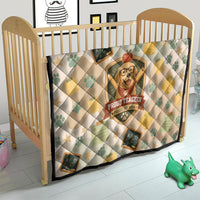 Proud Teacher Proud Dog Mom Quilt Classroom Cute Dog Lover