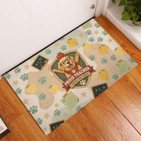 Proud Teacher Proud Dog Mom Rubber Doormat Classroom Cute Dog Lover