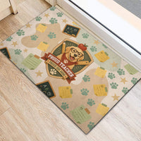 Proud Teacher Proud Dog Mom Rubber Doormat Classroom Cute Dog Lover