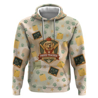 Proud Teacher Proud Dog Mom Zip Hoodie Classroom Cute Dog Lover