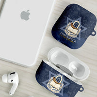 Yom Kippur Gates Of Return AirPods Case Jewish High Holy Day Shofar Tallit Star Of David