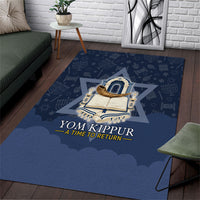 Yom Kippur Gates Of Return Area Rug Jewish High Holy Day Shofar Tallit Star Of David