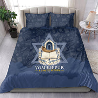 Yom Kippur Gates Of Return Bedding Set Jewish High Holy Day Shofar Tallit Star Of David