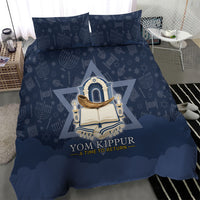 Yom Kippur Gates Of Return Bedding Set Jewish High Holy Day Shofar Tallit Star Of David
