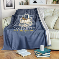 Yom Kippur Gates Of Return Blanket Jewish High Holy Day Shofar Tallit Star Of David