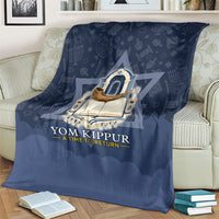 Yom Kippur Gates Of Return Blanket Jewish High Holy Day Shofar Tallit Star Of David