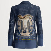 Yom Kippur Gates Of Return Blazer Jewish High Holy Day Shofar Tallit Star Of David