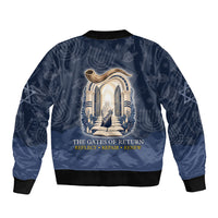 Yom Kippur Gates Of Return Bomber Jacket Jewish High Holy Day Shofar Tallit Star Of David