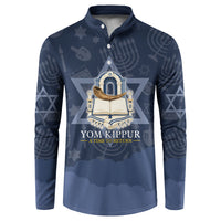 Yom Kippur Gates Of Return Button Sweatshirt Jewish High Holy Day Shofar Tallit Star Of David