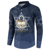 Yom Kippur Gates Of Return Button Sweatshirt Jewish High Holy Day Shofar Tallit Star Of David