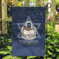 Yom Kippur Gates Of Return Garden Flag Jewish High Holy Day Shofar Tallit Star Of David