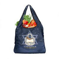 Yom Kippur Gates Of Return Grocery Bag Jewish High Holy Day Shofar Tallit Star Of David