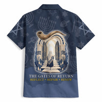 Yom Kippur Gates Of Return Hawaiian Shirt Jewish High Holy Day Shofar Tallit Star Of David