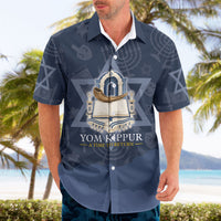 Yom Kippur Gates Of Return Hawaiian Shirt Jewish High Holy Day Shofar Tallit Star Of David