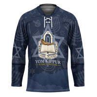 Yom Kippur Gates Of Return Hockey Jersey Jewish High Holy Day Shofar Tallit Star Of David