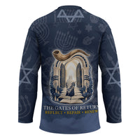 Yom Kippur Gates Of Return Hockey Jersey Jewish High Holy Day Shofar Tallit Star Of David