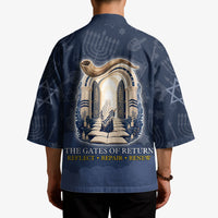 Yom Kippur Gates Of Return Kimono Jewish High Holy Day Shofar Tallit Star Of David