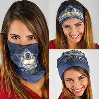 Yom Kippur Gates Of Return Neck Gaiter Jewish High Holy Day Shofar Tallit Star Of David