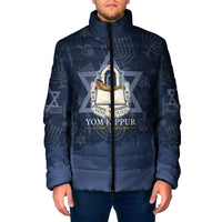 Yom Kippur Gates Of Return Padded Jacket Jewish High Holy Day Shofar Tallit Star Of David