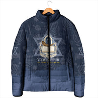 Yom Kippur Gates Of Return Padded Jacket Jewish High Holy Day Shofar Tallit Star Of David