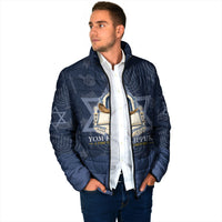 Yom Kippur Gates Of Return Padded Jacket Jewish High Holy Day Shofar Tallit Star Of David
