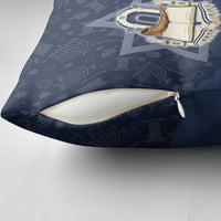 Yom Kippur Gates Of Return Pillow Cover Jewish High Holy Day Shofar Tallit Star Of David
