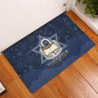 Yom Kippur Gates Of Return Rubber Doormat Jewish High Holy Day Shofar Tallit Star Of David