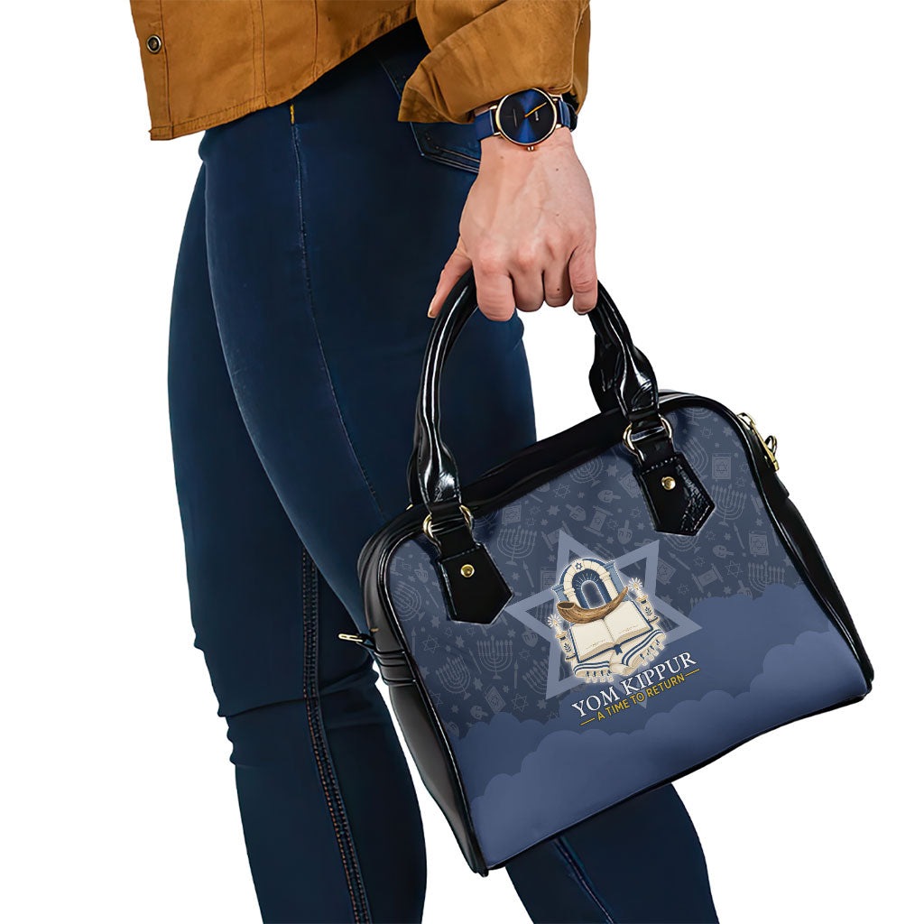 Yom Kippur Gates Of Return Shoulder Handbag Jewish High Holy Day Shofar Tallit Star Of David
