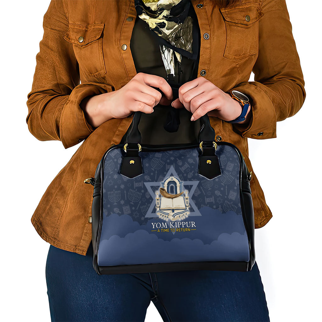 Yom Kippur Gates Of Return Shoulder Handbag Jewish High Holy Day Shofar Tallit Star Of David