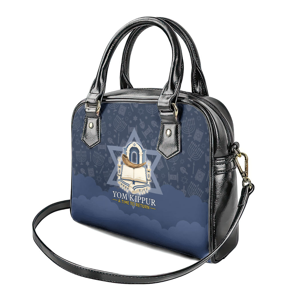 Yom Kippur Gates Of Return Shoulder Handbag Jewish High Holy Day Shofar Tallit Star Of David