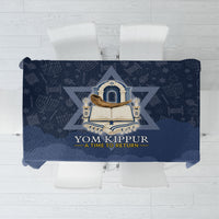Yom Kippur Gates Of Return Tablecloth Jewish High Holy Day Shofar Tallit Star Of David