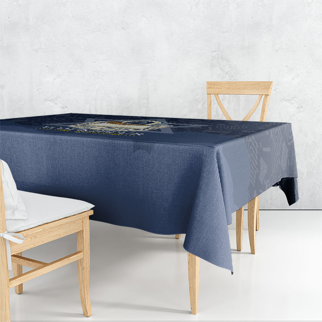 Yom Kippur Gates Of Return Tablecloth Jewish High Holy Day Shofar Tallit Star Of David