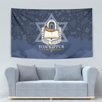 Yom Kippur Gates Of Return Tapestry Jewish High Holy Day Shofar Tallit Star Of David