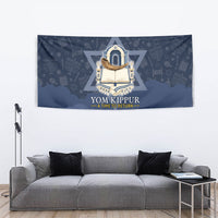 Yom Kippur Gates Of Return Tapestry Jewish High Holy Day Shofar Tallit Star Of David